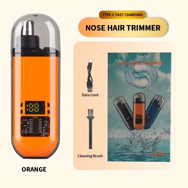 2 In 1 Electric Portable Ear And Nose Hair Trimmer Clipper - Image 7