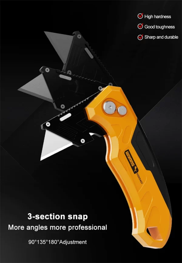 WYNNS Heavy Duty Box Cutter Folding Utility Knife - Image 12
