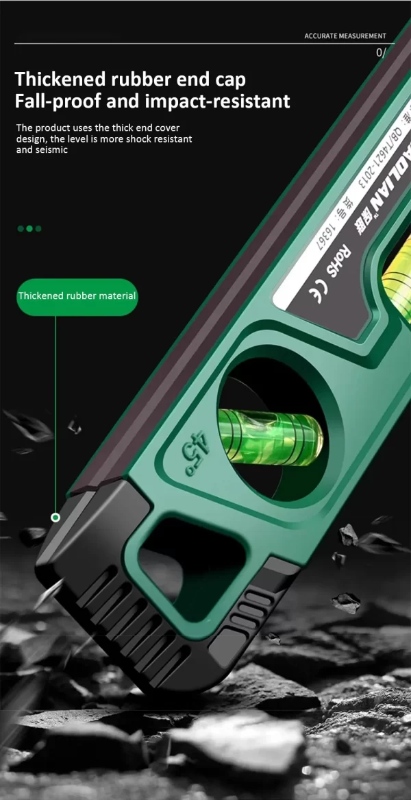 Three Bubble Mini Magnetic Level - Image 16