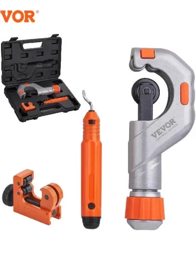 VEVOR 3PCS Tubing Cutter Mini Tube Cutter Deburring  Duty Pipe Cutter