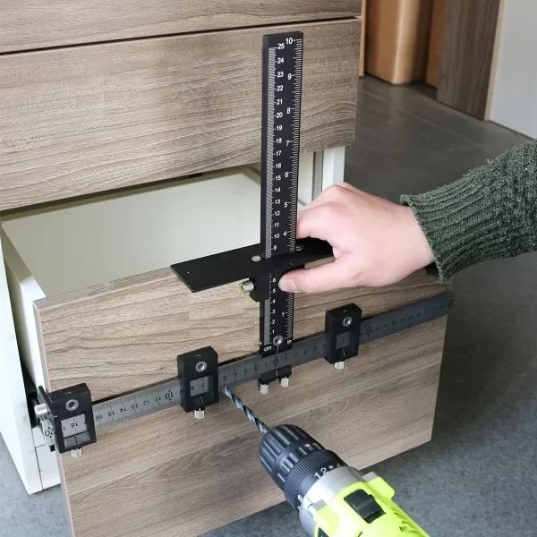 Adjustable Cabinet Hardware Jig Tool - Alignment & Positioning - Image 2