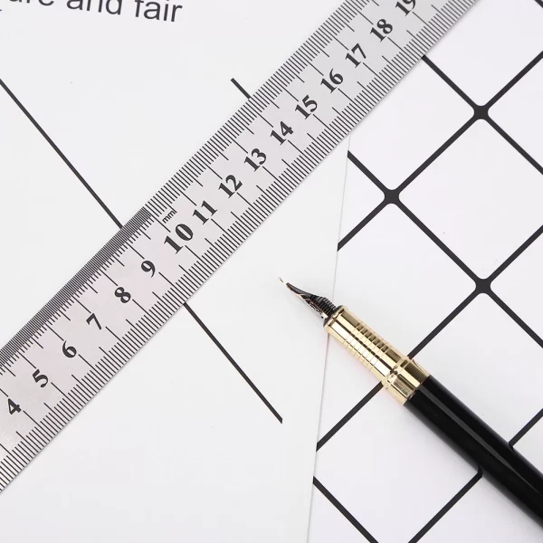 Stainless Steel Metal Straight Ruler Precision Double Sided Precision Measuring Tool - Image 15