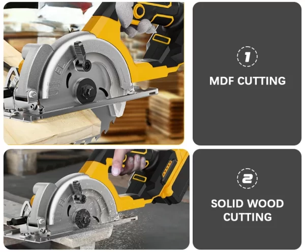 EGOD 5 Inch Brushless Electric Circular Saw Tools for Dewalt Battery - Image 22