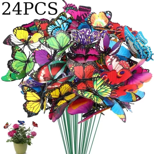 5-50Pcs Waterproof Butterfly - Image 8