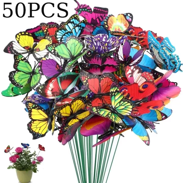 5-50Pcs Waterproof Butterfly - Image 7