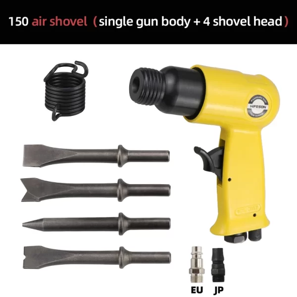 HIFENSON 120mm Air Hammer Pneumatic Tools with 4 Chisels set - Image 8