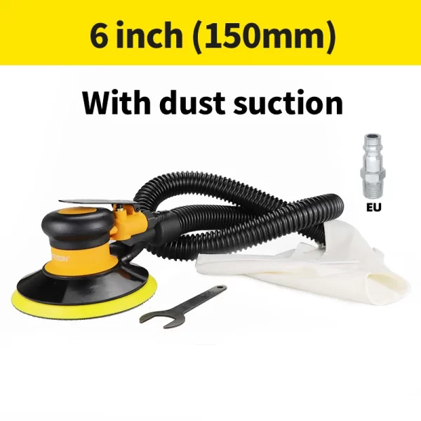 HIFESON 5inch/6inch Pneumatic Orbital Sander Air Polisher - Image 8