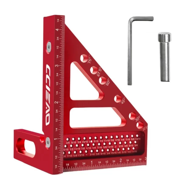 Imperial 3D Multi-Angle Measuring Ruler, 45/90 Degree - Image 7