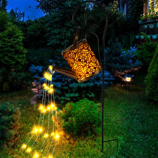 Solar Watering Can Light 36 LED Waterproof Kettle String Lamp Hanging Solar Lantern - Image 14