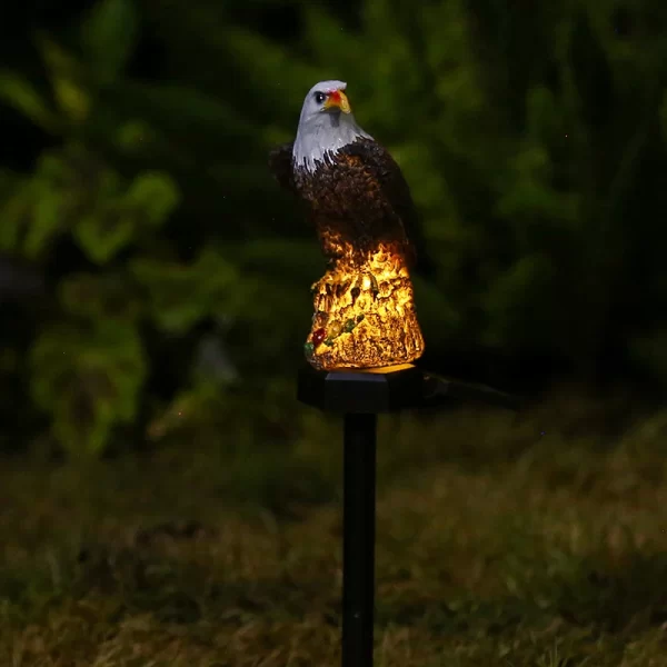1 pc, Solar Resin Lawn Lamp, Parrot, Owl - Image 16