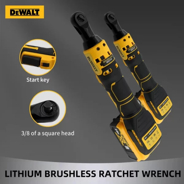 Dewalt DCF512 1/2 Inch Ratchet Wrench 3/8In Power Wrench Impact Driver 20V - Image 5
