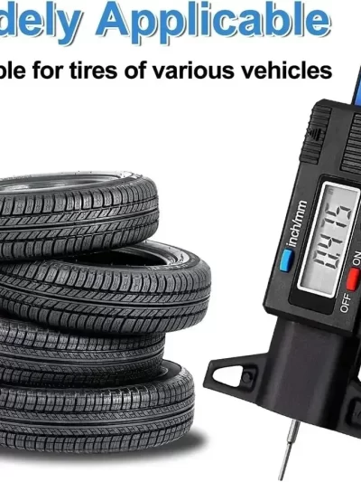 1PC Digital Depth Gauge Caliper Tread Depth Gauge