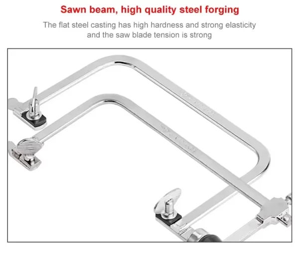 Portable Mini U-shape Saw Bow Adjustable Frame - Image 13