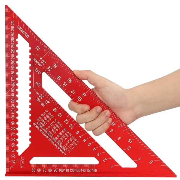Woodworking Aluminum Alloy Triangle Gauges Measuring Gauging