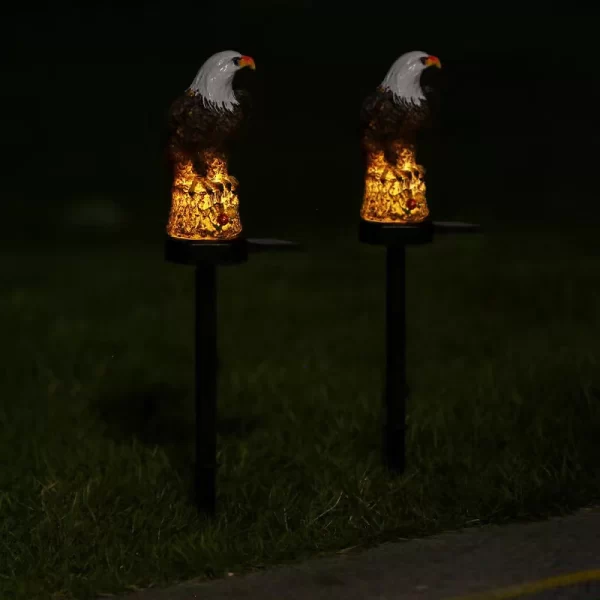 1 pc, Solar Resin Lawn Lamp, Parrot, Owl - Image 5