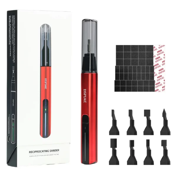 DSPIAE ES-A Reciprocating Sander DIY Electric USB Charge Grinding Pen Plastic Model Sanding Heads Sandpaper - Image 9