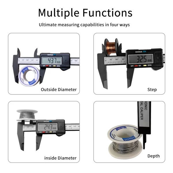 150mm 100mm Electronic Digital Caliper - Image 9