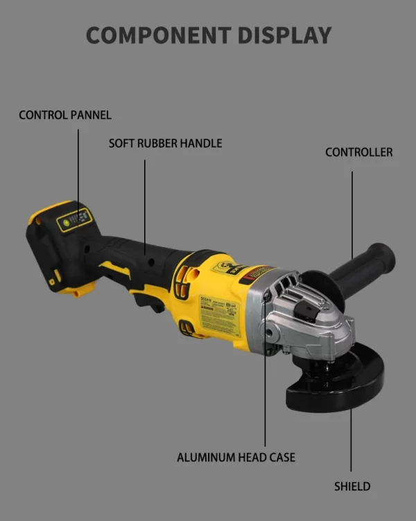 Dewalt DCG414 Angle Grinder Polishing Cutting Tools 20V - Image 17