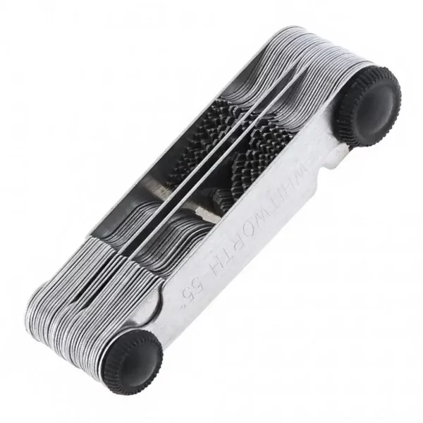 58 in 1 Thread Gauge Pitch Scale Stainless Steel High Precision Metric Britain America 55-60 Degree - Image 10