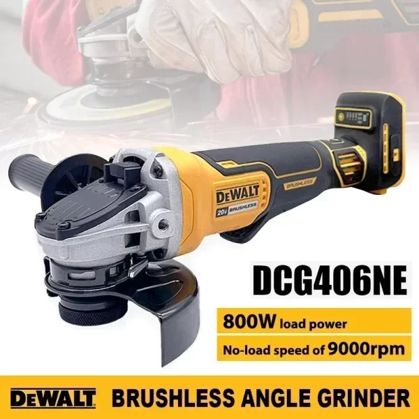 Dewalt DCG406 125/100mm Cordless Brushless Angle Grinder  For 20V - Image 8