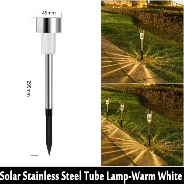 Solar Outdoor Lights Garden Lamp Solar Powered Waterproof Landscape Path lights - Image 9