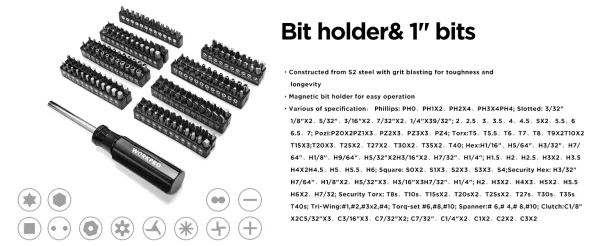 WORKPRO 449pcs Socket Set Repair Tool Set - Image 9