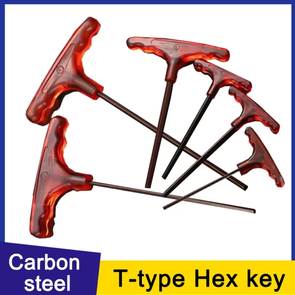 T-type Allen Wrench Mills S2 Steel Allen Wrench Set M4 Allen Wrench M6 T-type Allen Wrench - Image 2