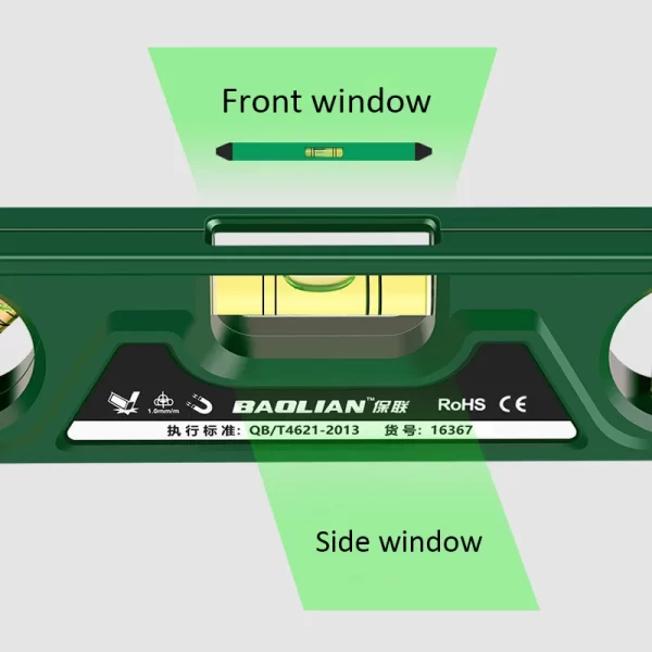 Three Bubble Mini Magnetic Level - Image 3