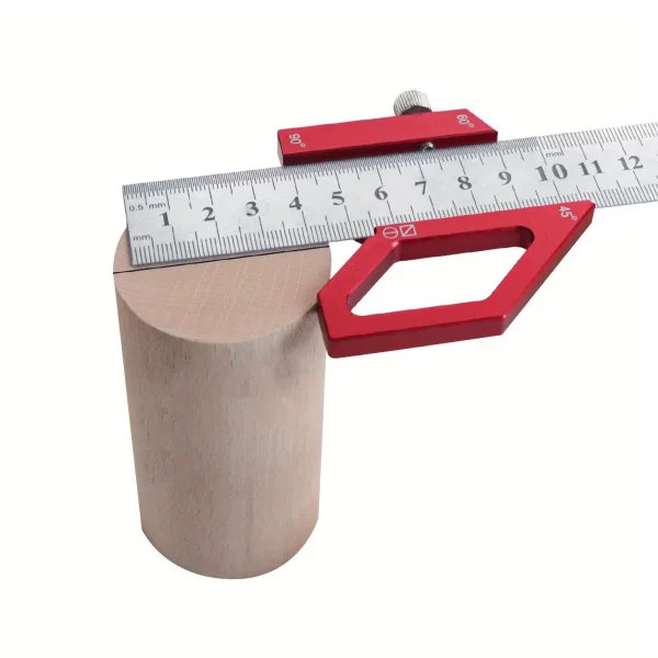 Woodworking Steel Ruler Positioning Block,Center Finder 45/60/90 - Image 11
