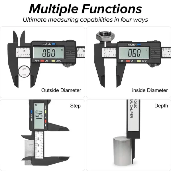 150mm 100mm Electronic Digital Caliper - Image 2