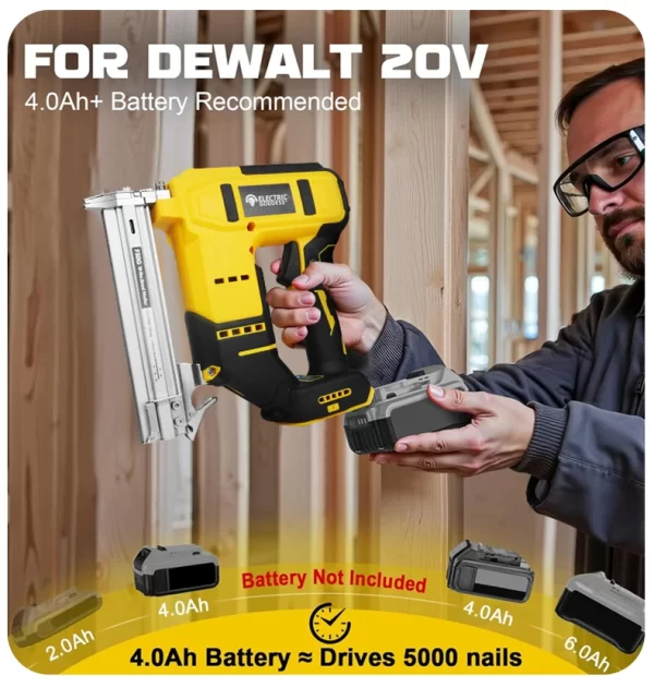 EGOD Brushless 15MM-50MM Nail Gun for Dewalt 20V Battery - Image 16