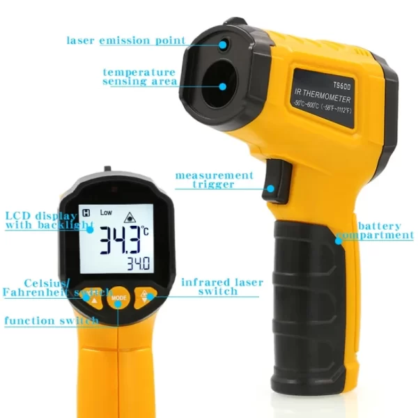 TS380 Infrared Non-Contact  Thermometer Handheld - Image 3