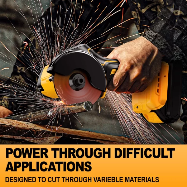 3 Inch Cordless Angle Grinder Dewalt 20V Battery - Image 3