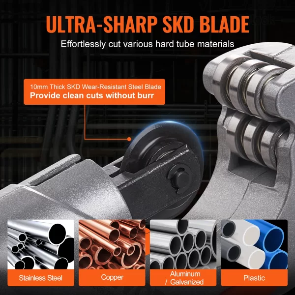 VEVOR 3PCS Tubing Cutter Mini Tube Cutter Deburring  Duty Pipe Cutter - Image 4