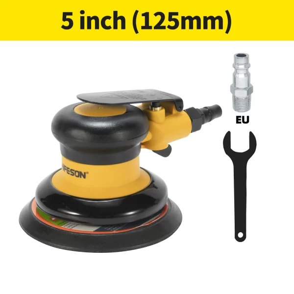 HIFESON 5inch/6inch Pneumatic Orbital Sander Air Polisher - Image 7