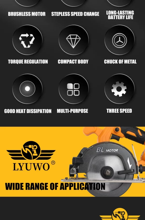 LYUWO Electric Circular Saw - Image 14