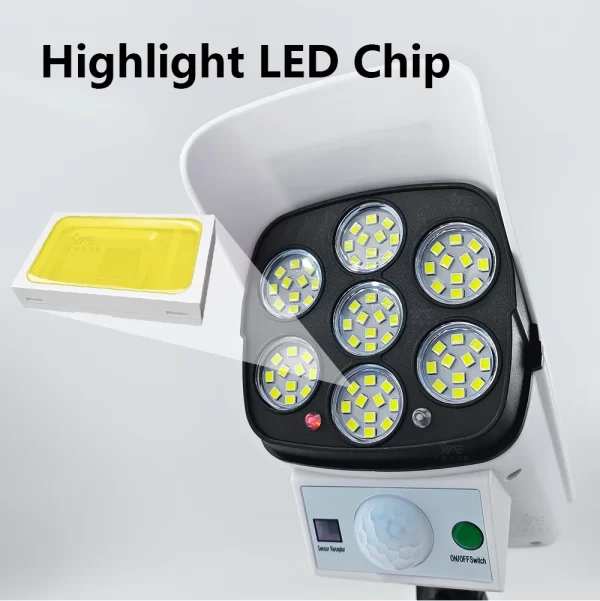 Smart Solar Powered Wall Lamp with Remote Motion Sensor - Image 16