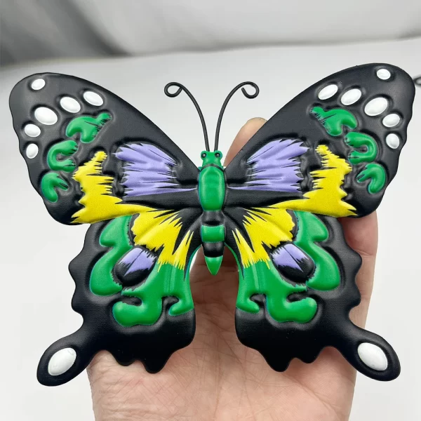 Iron 4pcs Set Butterfly Wall Art Decor - Image 2