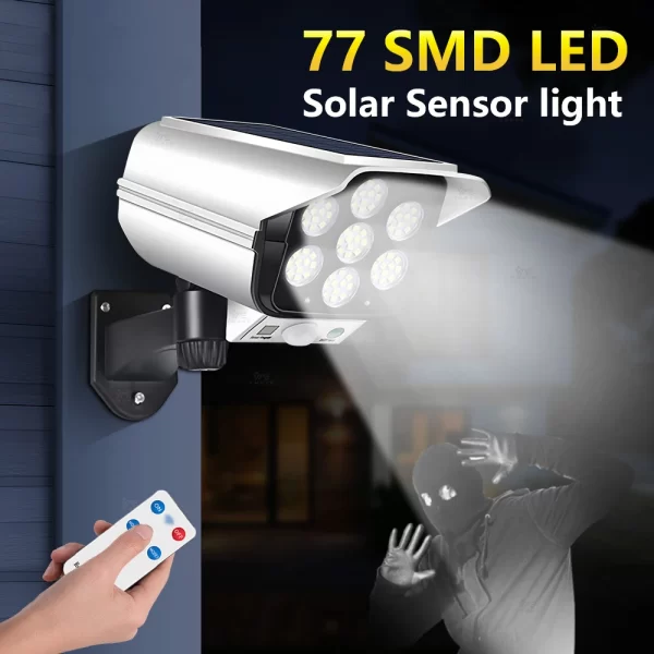 Smart Solar Powered Wall Lamp with Remote Motion Sensor - Image 11