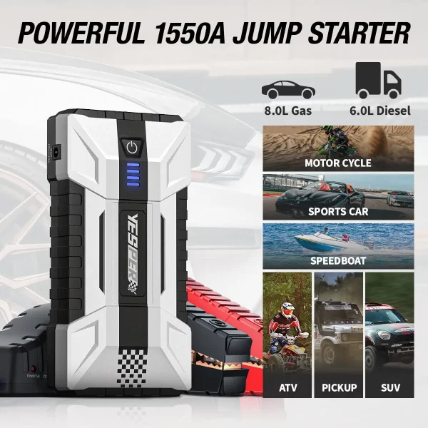 YESPER 1000A Car Jump Starter Power Bank - Image 3