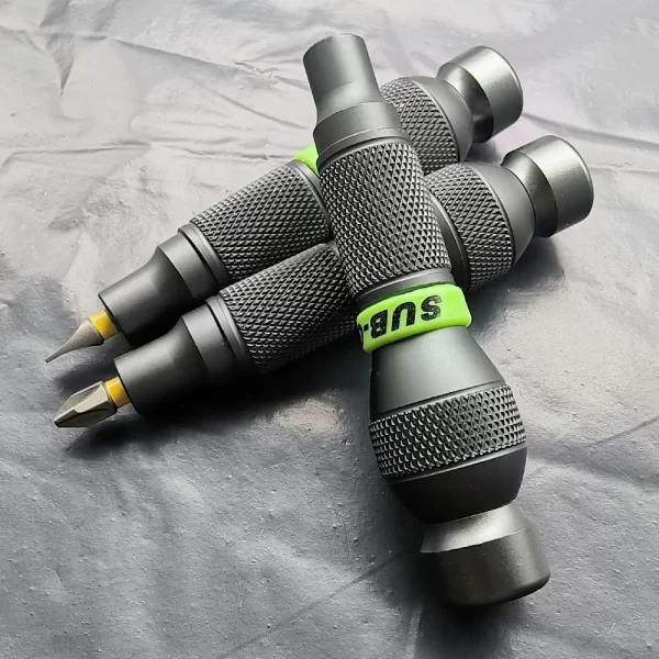Aluminum Alloy Handle for Shank 1/4" Bits Comfortable Mini ScrewDriver
