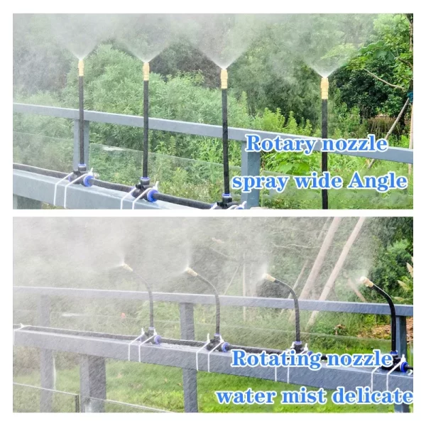 5-20M Universal Automatic Irrigation Sprinkler Kit Rotating Copper Nozzle Sprinkler Watering Kits - Image 6