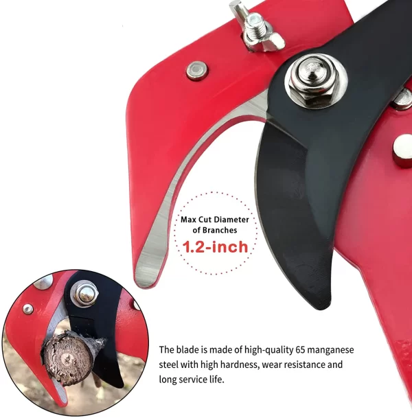 High Altitude Three Pulley Pruning Scissors Without Rod - Image 13