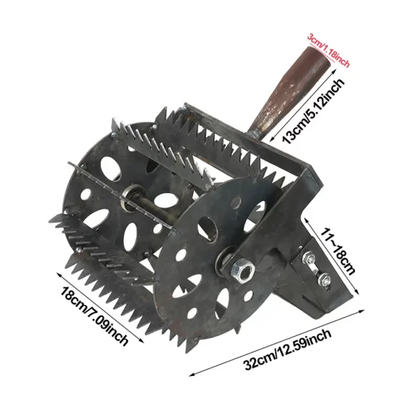 Cultivator Weeding Head Gardening Farm Heavey Weeding Head Grass Remover Tool - Image 6