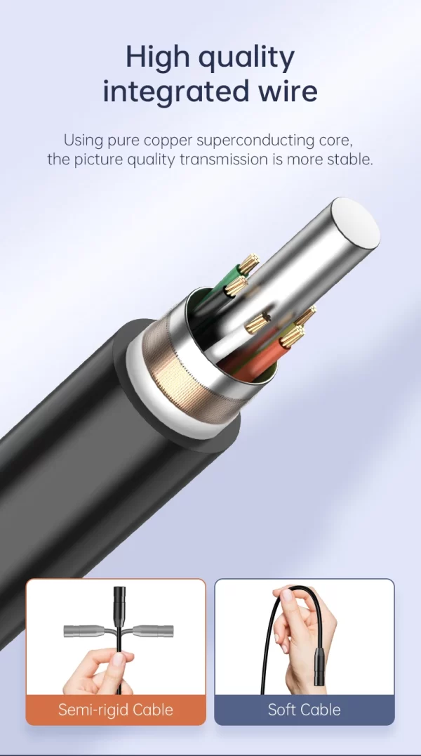 Industrial Endoscope Camera 8mm HD1080P 4.3inch IPS Screen - Image 16