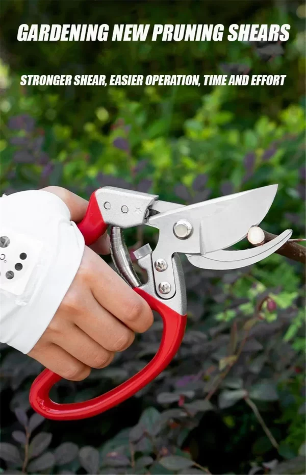 Ergonomic Pruning Shears Cr-v with Spring - Image 7