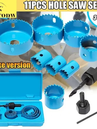 11pcs/set Hole Saw Cutting Set Kit Tools 19-64mm Wood Metal