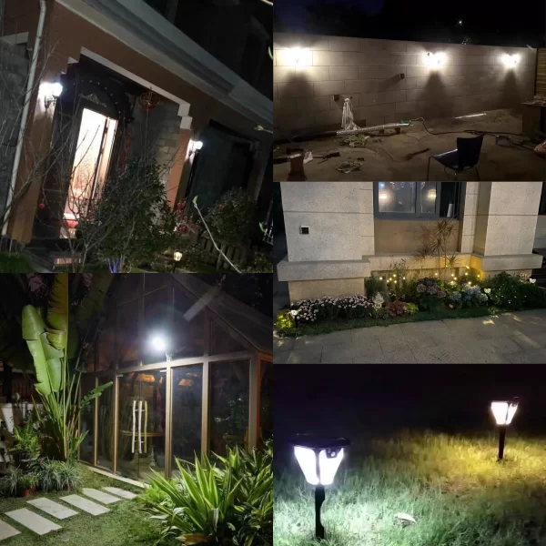 5000K Solar Pathway Garden Decor Lights Outdoor With Motion Sensor IP65 Waterproof - Image 3
