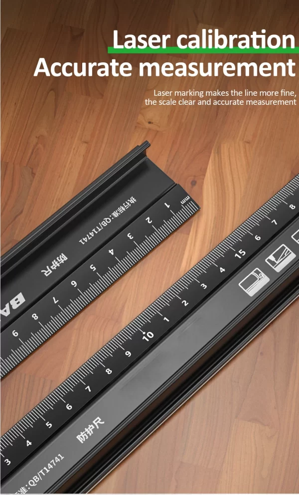 20/30/45cm Aluminum Straight Ruler Multifunctional - Image 18