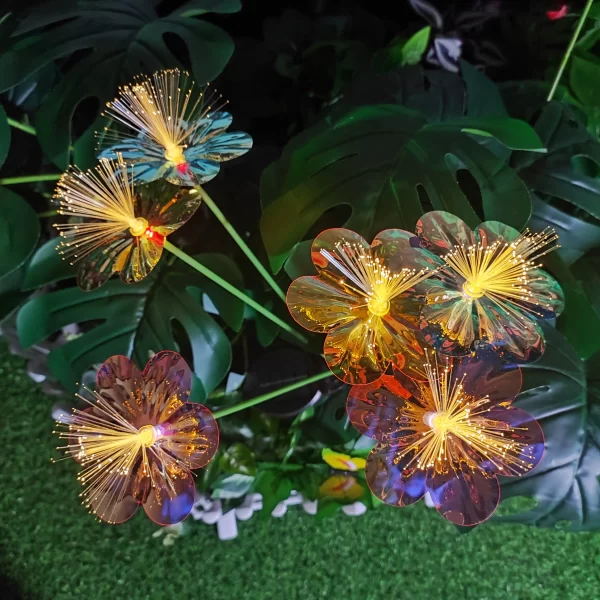 Garden Solar Flower Lights Outdoor 6LED Decor Light Waterproof - Image 8